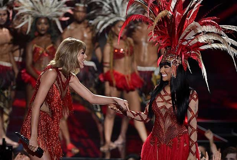 VMAs Nicki Minaj Taylor Swift
