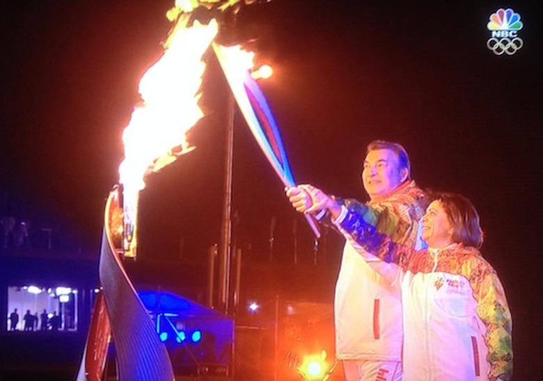 sochi opening torch