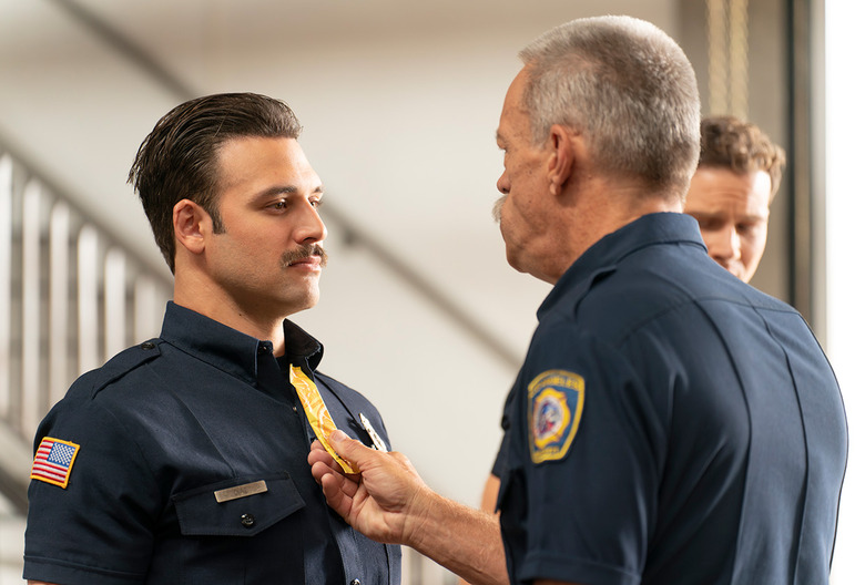 911 Season 8 Eddie Mustache Explained Ryan Guzman