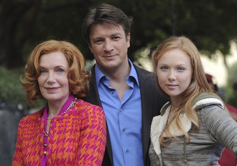 SUSAN SULLIVAN, NATHAN FILLION, MOLLY QUINN
