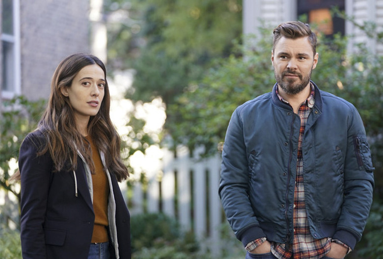 Marina Squerciati and Patrick John Flueger in Chicago PD Season 9