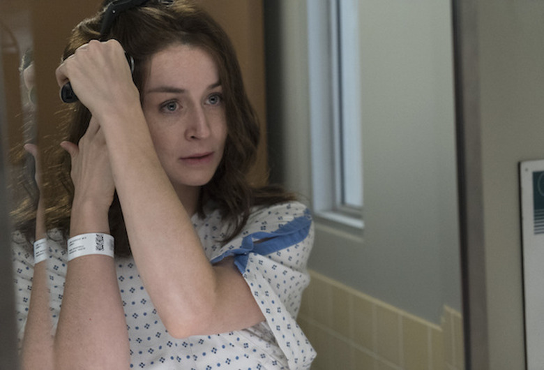 greys anatomy season 14 spoilers episode 4 caterina scorsone amelia tumor