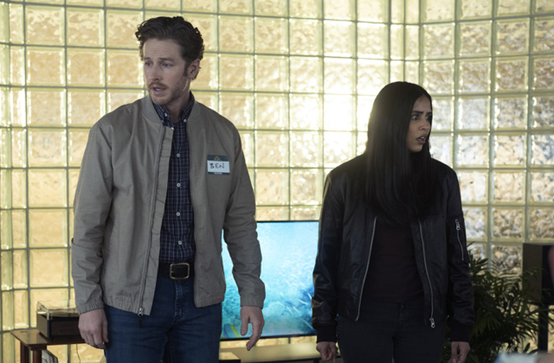 Josh Dallas and Parveen Kaur in Manifest