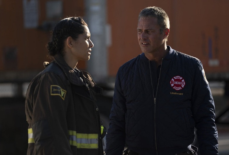 Chicago Fire Stella and Severide