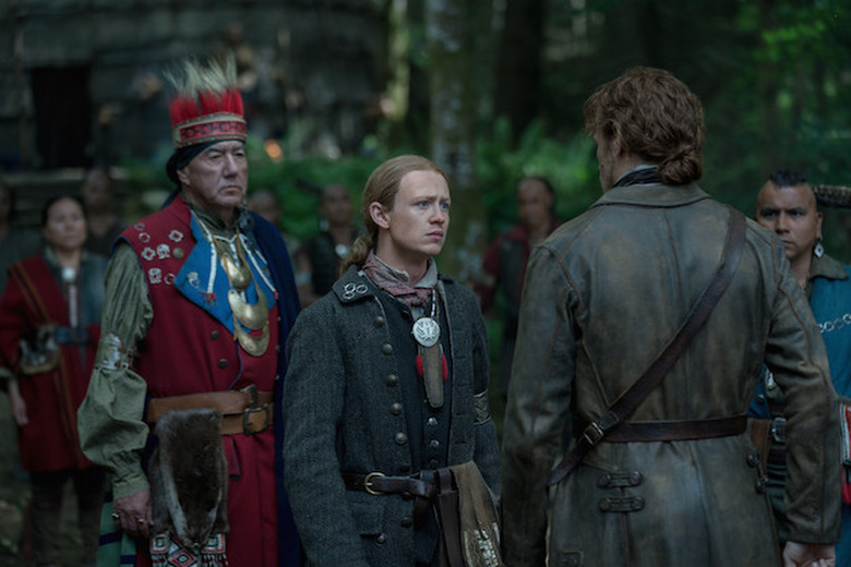 Outlander Finale Season 4 Episode 13 John Bell Interview Ian Mohawk