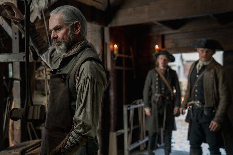 Outlander Murtagh Return Sam Heughan Interview Season 4 Episode 5