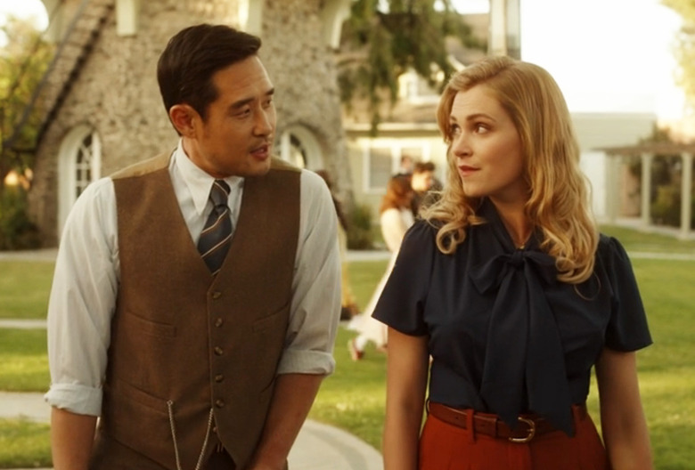 Raymond Lee and Eliza Raylor in Quantum Leap