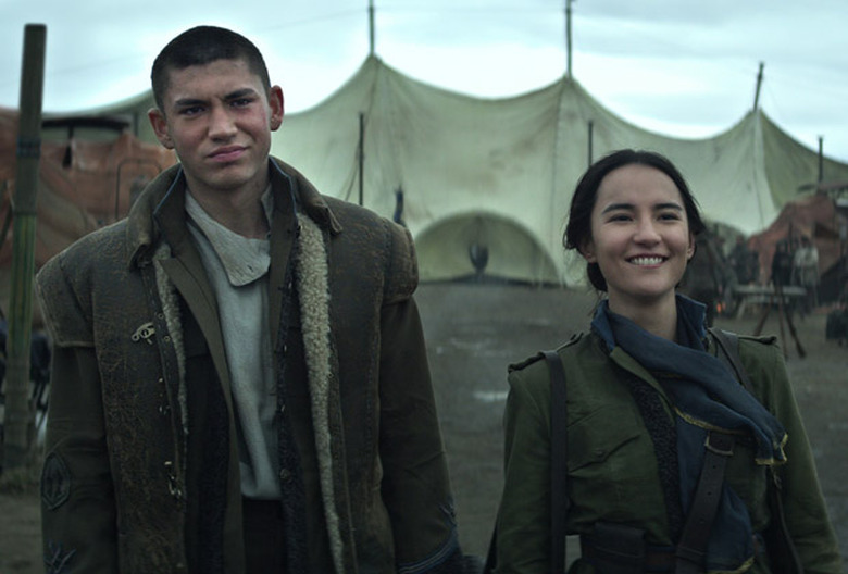 Archie Renaux with Jessie Mei Li in Shadow and Bone