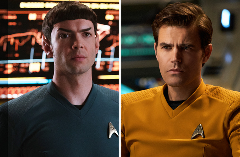 Ethan Peck and Paul Wesley in Star Trek: Strange New Worlds
