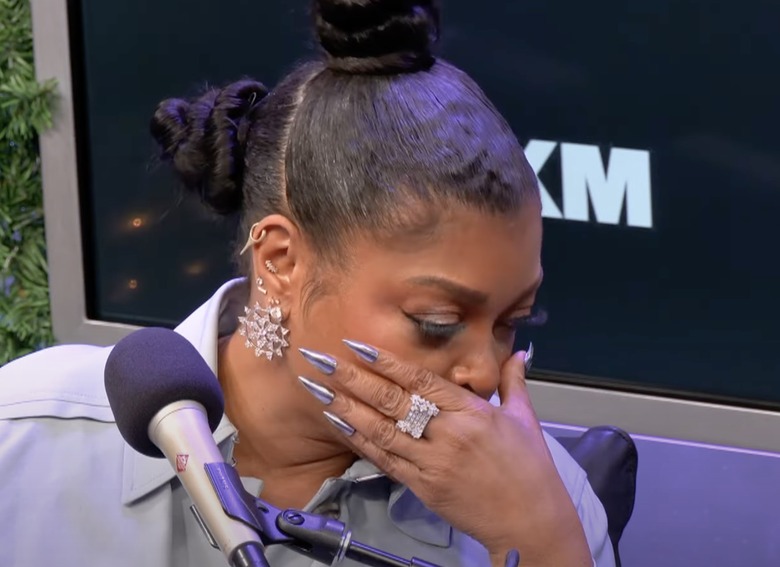 Taraji P. Henson Breaks Down During Interview 