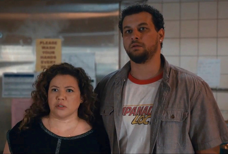The Horror of Dolores Roach, Season 1, Episode 8, Justina Machado and Alejandro Hernandez