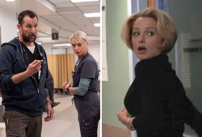 The Pitt's Katherine LaNasa (Charge Nurse Dana Evans) in 'ER' Season 9, Episode 4