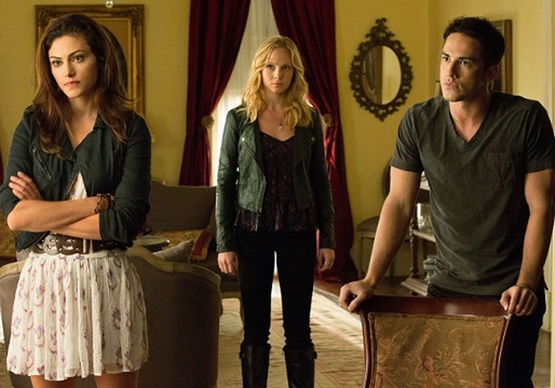 Vampire Diaries Phoebe Tonkin Candice Accola Michael Trevino