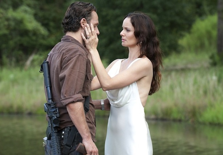 rick lori walking dead season 4