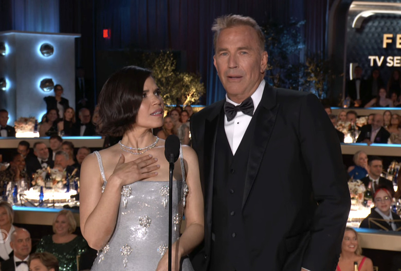 Golden Globes 2024 Kevin Costner Barbie America Ferrera