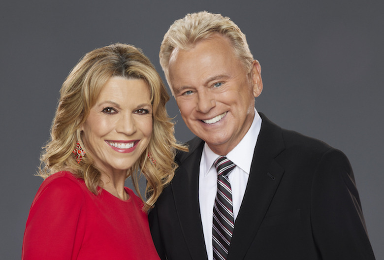 Celebrity Wheel of Fortune's Pat Sajak and Vanna White