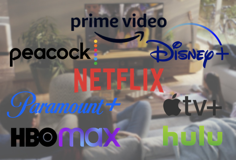 Streaming services logos