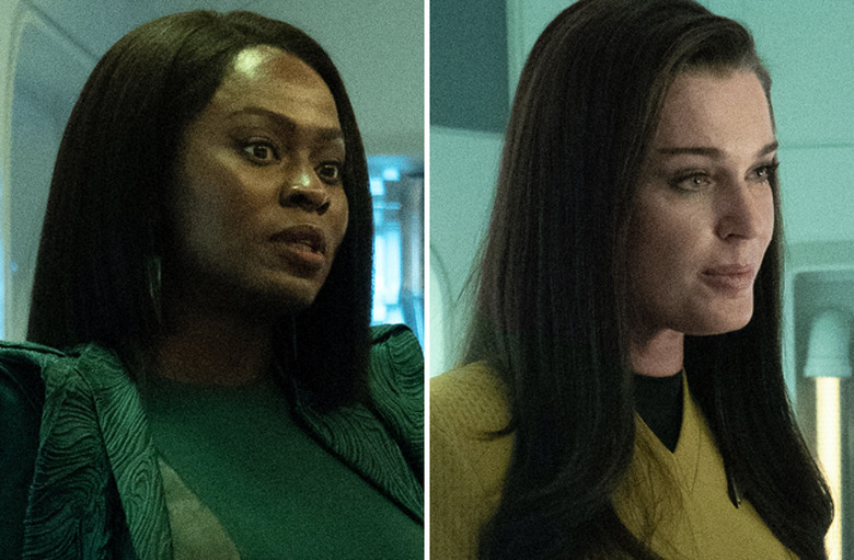 Yetide Badaki and Rebecca Romijn in Star Trek: Strange New Worlds