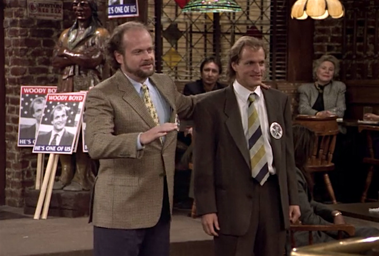 Cheers Woody Gets an Election