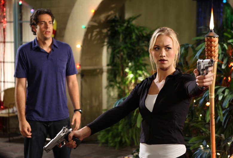 CHUCK, Zachary Levi, Yvonne Strahovski, ' Chuck Versus the Three Words ', (Season 3,January 10, 2010),  2007-,. Photo: Justin Lubin  © NBC / courtesy everett collection