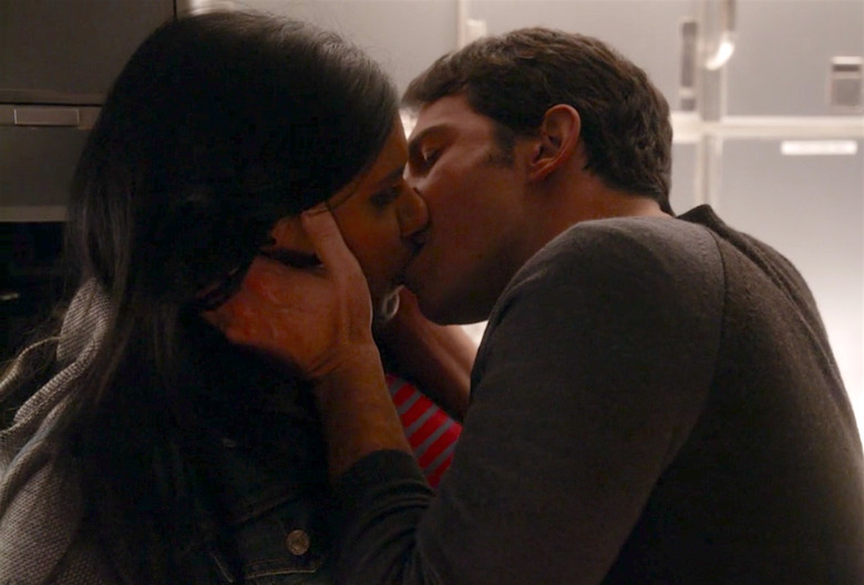 The Mindy Project Mindy/Danny First Kiss