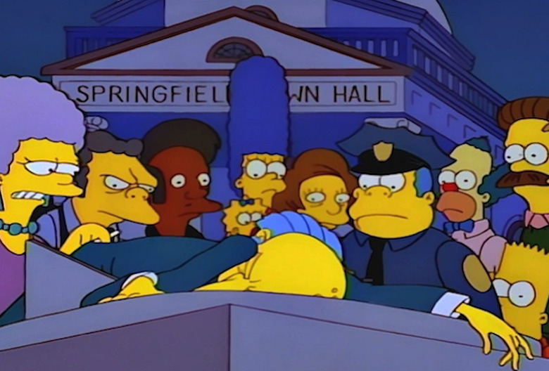 The Simpsons season 6 finale cliffhanger
