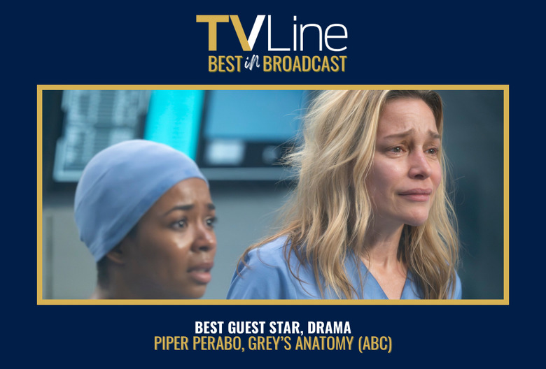 Best Guest Star, Drama: Piper Perabo, Grey's Anatomy