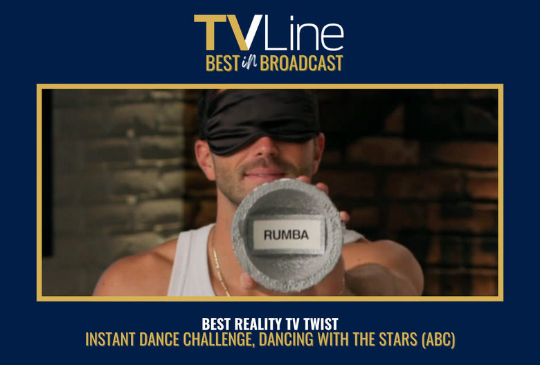 Best Reality TV Twist: Instant Dance Challenge, Dancing With the Stars
