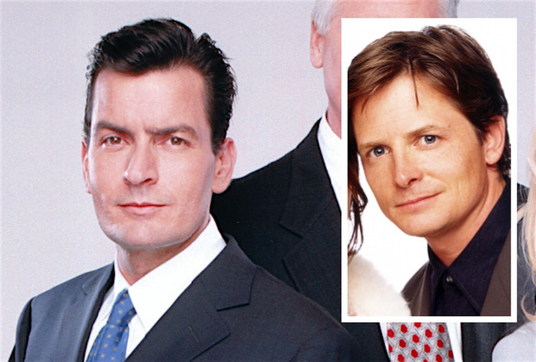 Spin City Charlie Sheen Michael J. Fox