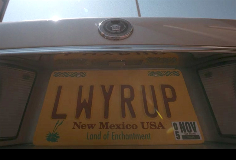 Better Call Saul Time Jump Date License Plate