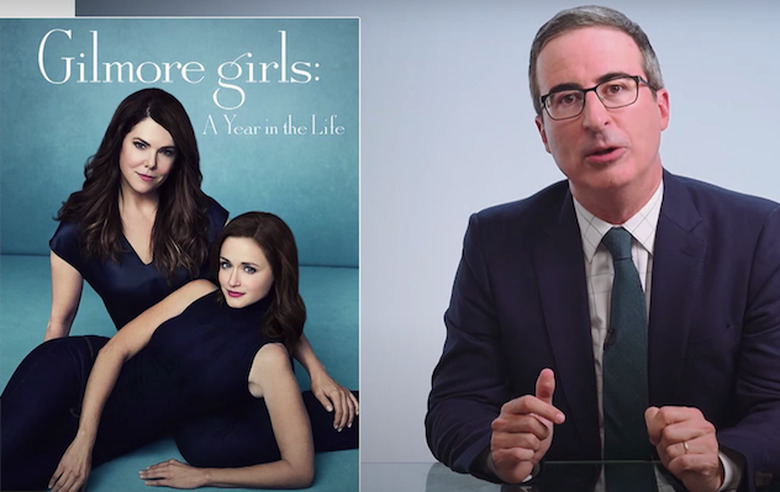 Gilmore Girls John Oliver Rant Last Week Tonight VIdeo
