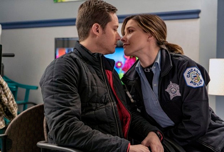 Chicago PD Halstead and Lindsay