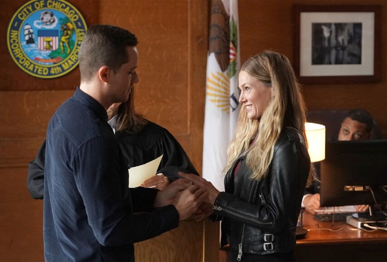 Chicago PD Halstead and Upton Wedding