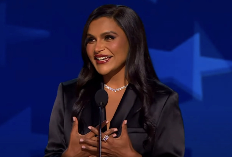 dnc mindy kaling ben affleck hang in there quote