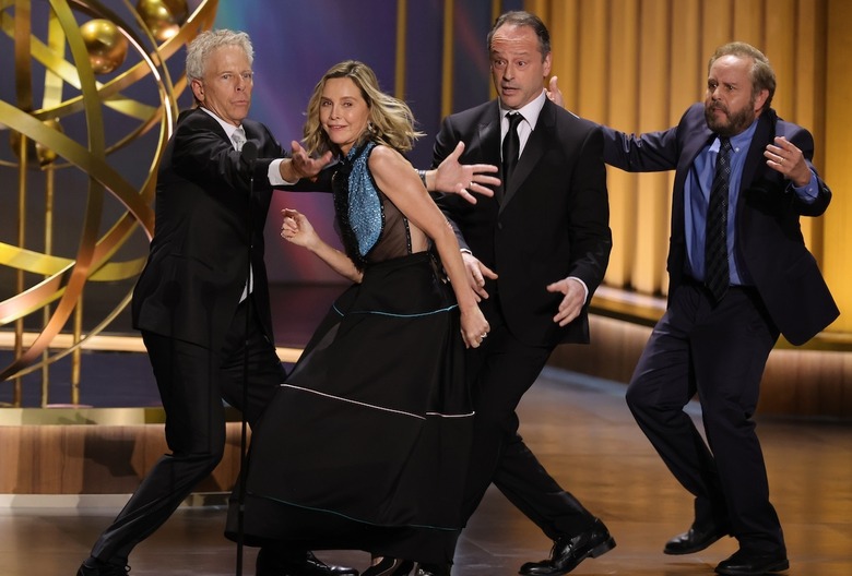 Ally McBeal Emmys Cast Reunion Dancing Video