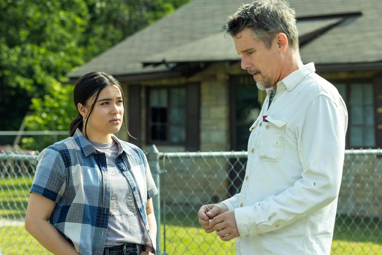 Reservation Dogs Devery Jacobs and Ethan Hawke
