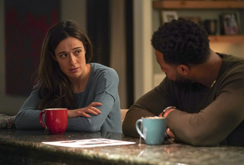 Marina Squerciati and LaRoyce Hawkins in Chicago P.D.