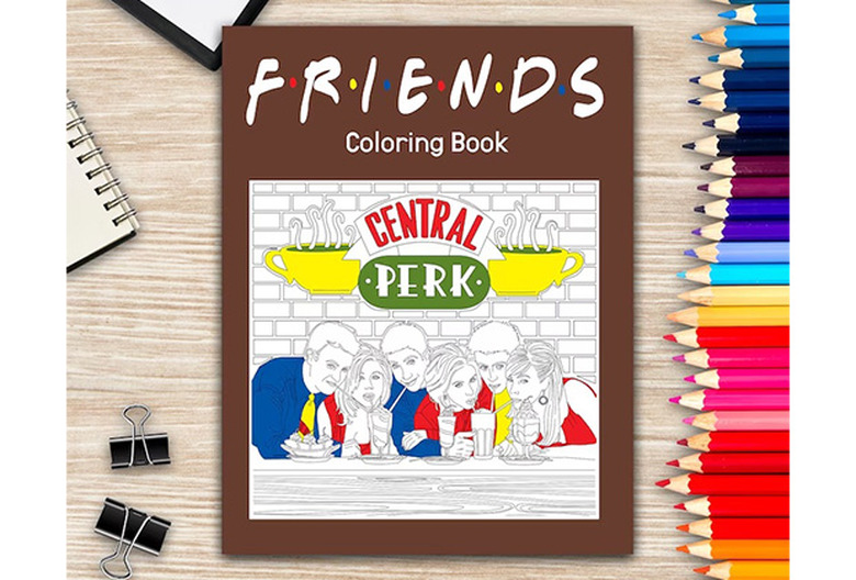 friends TV show gifts - friends coloring book
