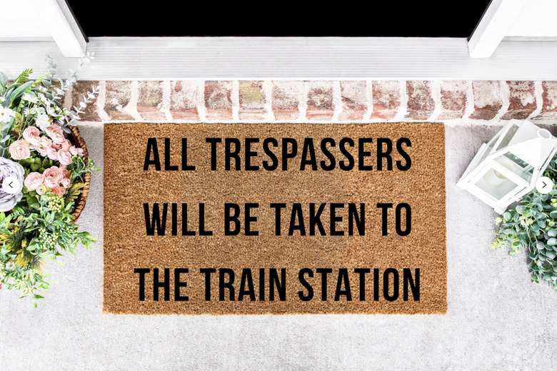 Yellowstone Train Station Doormat