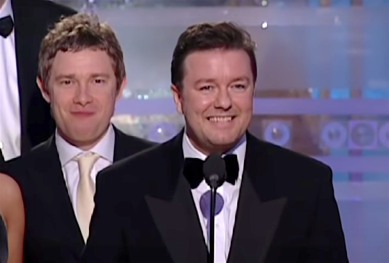 The Office UK Golden Globes Ricky Gervais