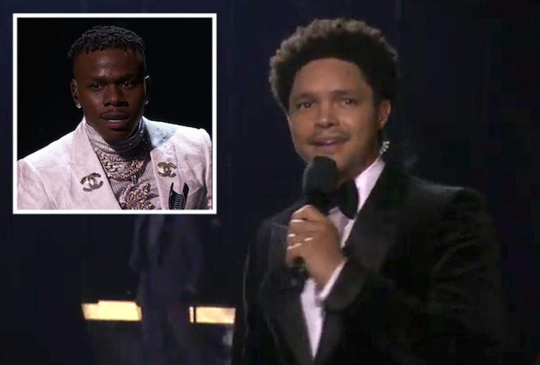 Grammys 2021 - Trevor Noah Saying 'Dababy'