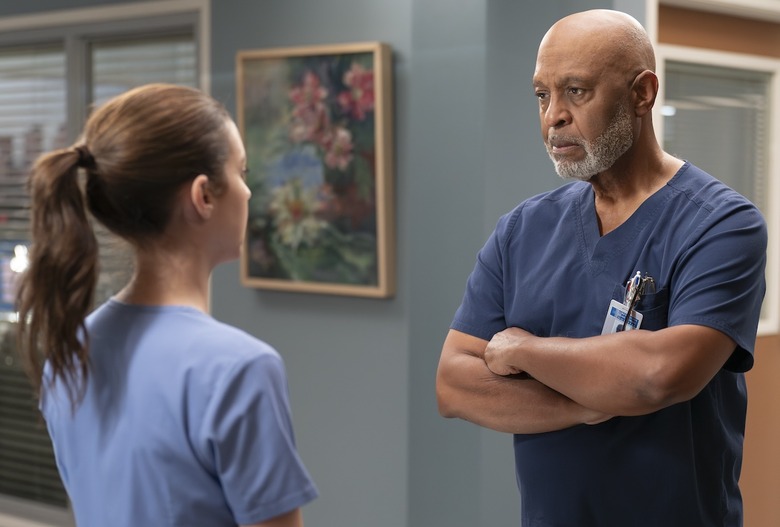 GREY’S ANATOMY - “Hit the Floor” - The aftermath of the convenience store shooting brings chaos to Grey Sloan. Ben hits a wall with his new emergency preparedness plan. Romantic tensions surface for Owen, while Amelia and Winston disagree over the surgical plan for a young patient. THURSDAY, MARCH 6 (10:01-11:00 p.m. EST) on ABC. (Disney/Christopher Willard) 
JAMES PICKENS JR.