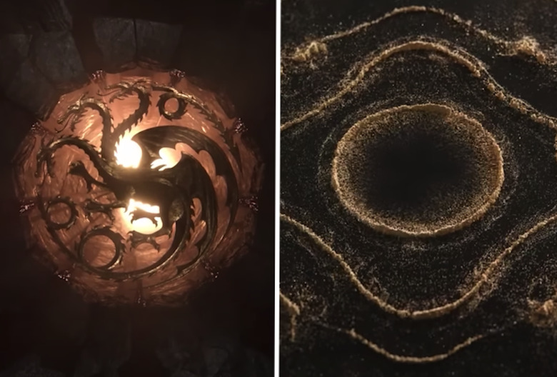 House of the Dragon Rings of Power Opening Credits