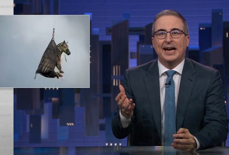 last week tonight with john oliver zebra bait quote