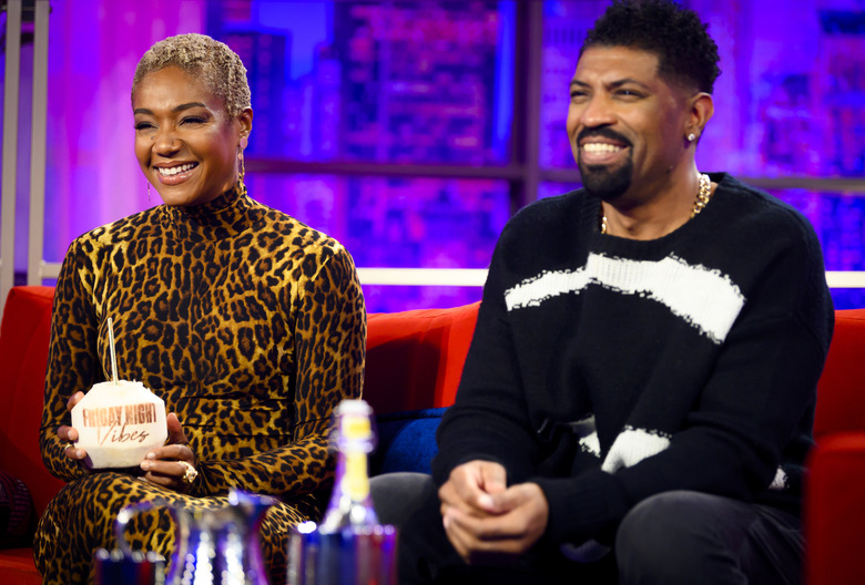 Tiffany Haddish and Deon Cole in Friday Night Vibes