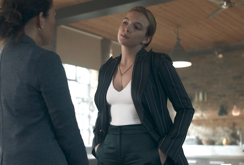 Killing Eve Villanelle Striped Blazer