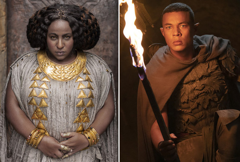 Sophia Nomvete and Ismael Cruz Córdova in Lord of the Rings: The Rings of Power