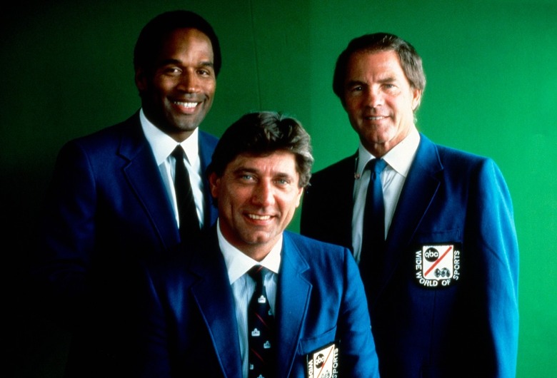 Monday Night Football -- O.J. Simpson, Joe Namath, Frank Gifford
