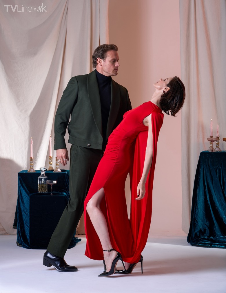 outlander-sam-heughan-caitriona-balfe-photos