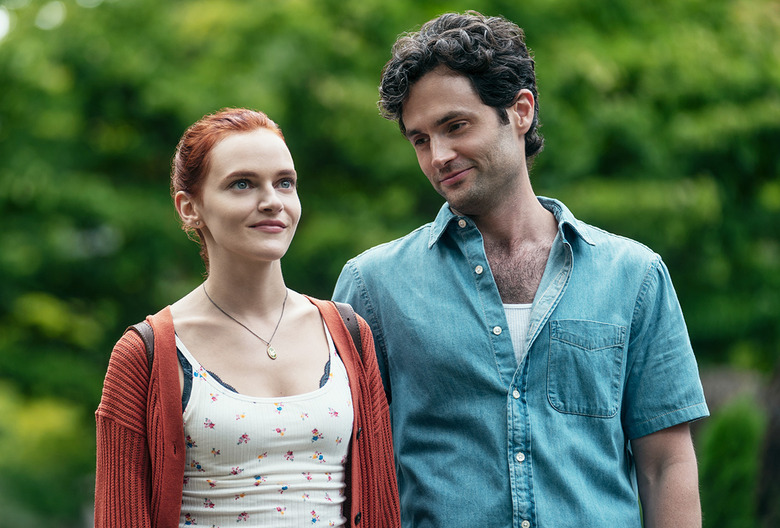 Penn Badgley and Madeline Brewer in YOU Season 5